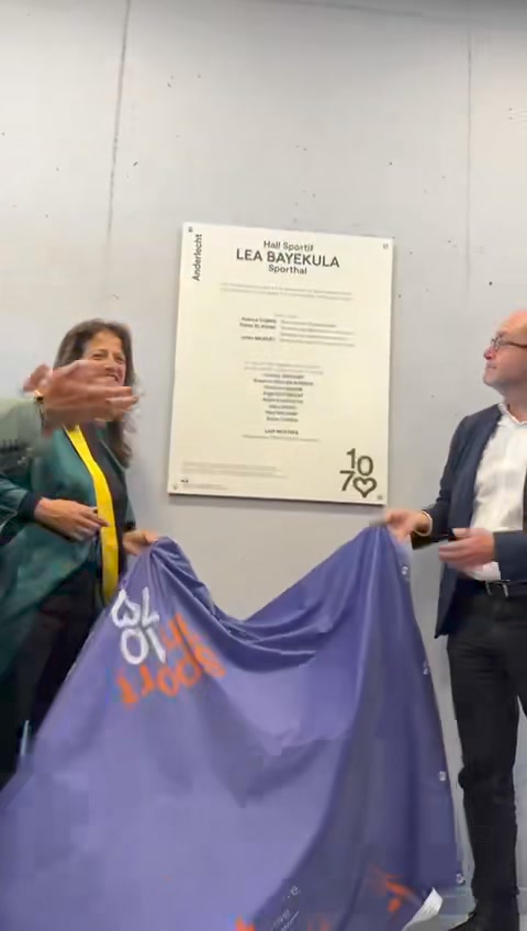 🥂Inauguration du complexe sportif de Neerpede! “Léa Bayekula”