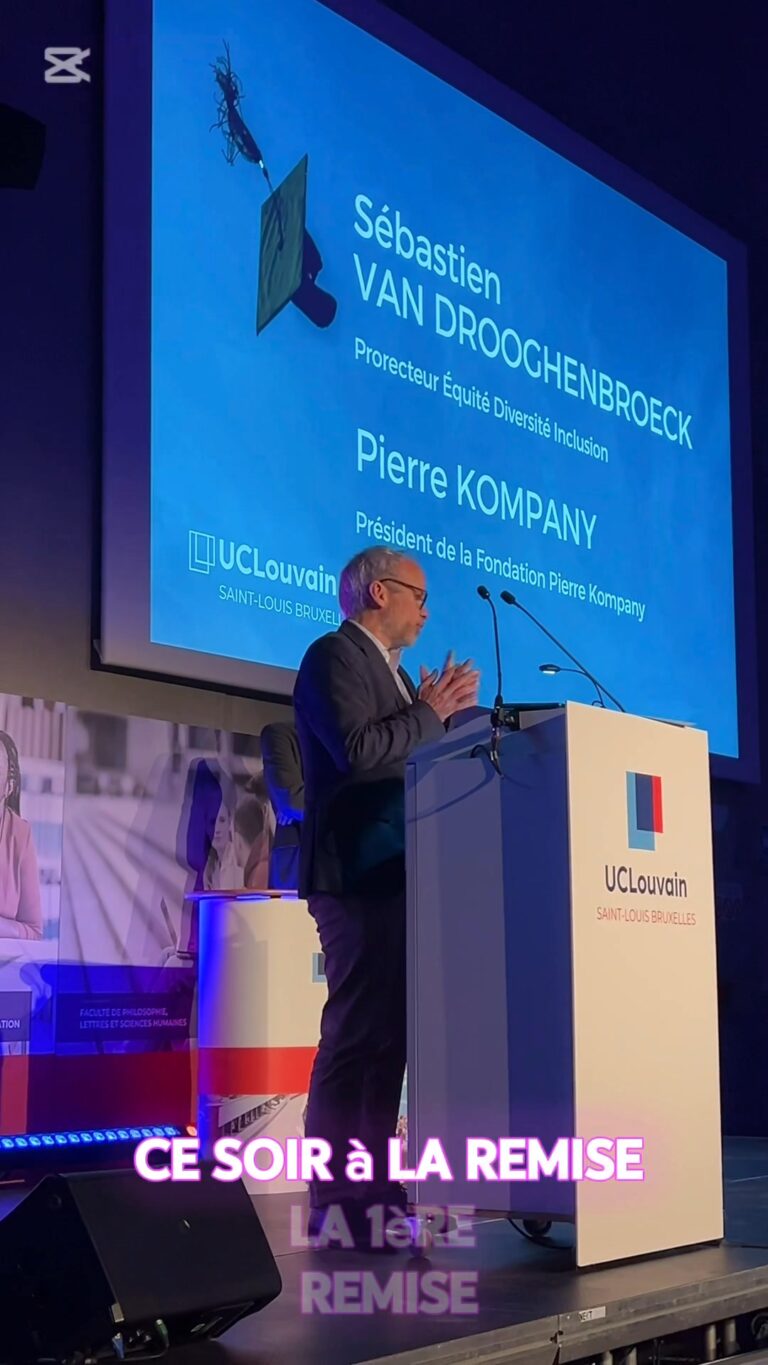 🎖️C’est avec une immense fierté que j’ai remis pour la première fois le PRIX Pierre Kompany, le prix de ma Fondation Pierre Kompany en partenariat avec l’Univer