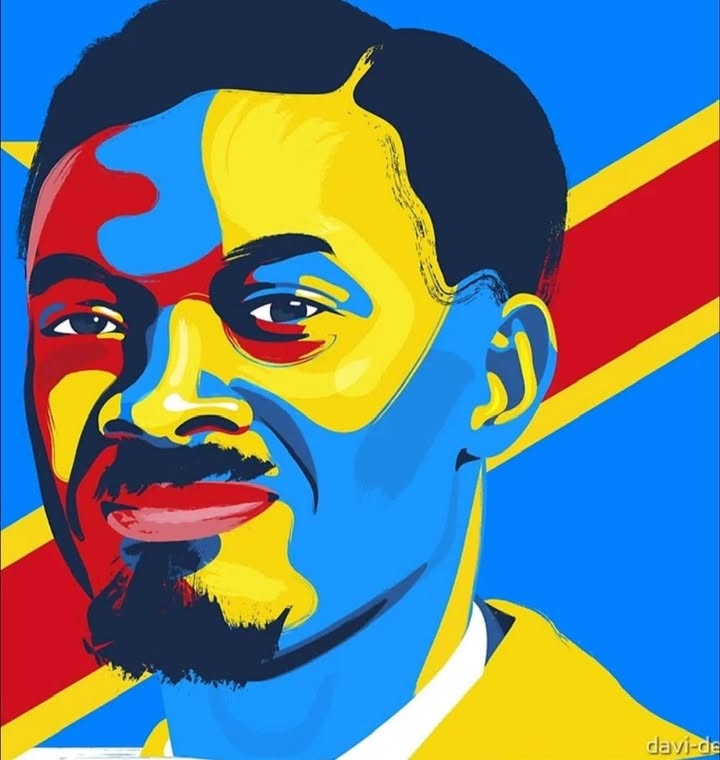 .Encore bon anniversaire pour la RDC 🇨🇩.
.LUMUMBA aux couleurs de sa nation.